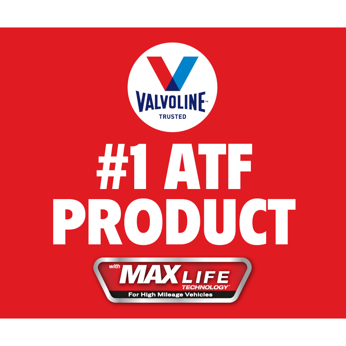 Valvoline Max Life Transmission Fluid, Automatic, Full Synthetic, Multi-Vehicle ATF - 1 qt